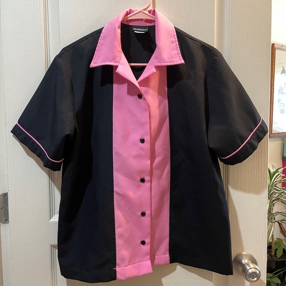 Bowling Shirt - BeRetro Custom Pink and Black - Picture 5 of 8